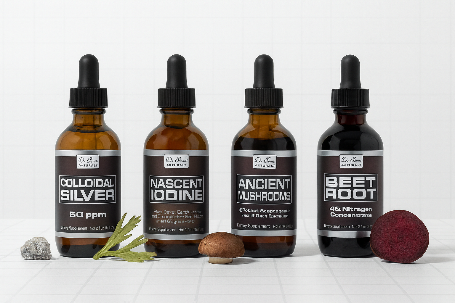Premium Tinctures for Energy, Immunity & Wellness