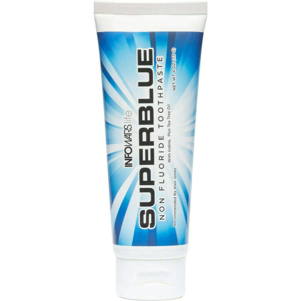 Infowars Life SuperBlue Fluoride-Free Toothpaste 4 fl oz