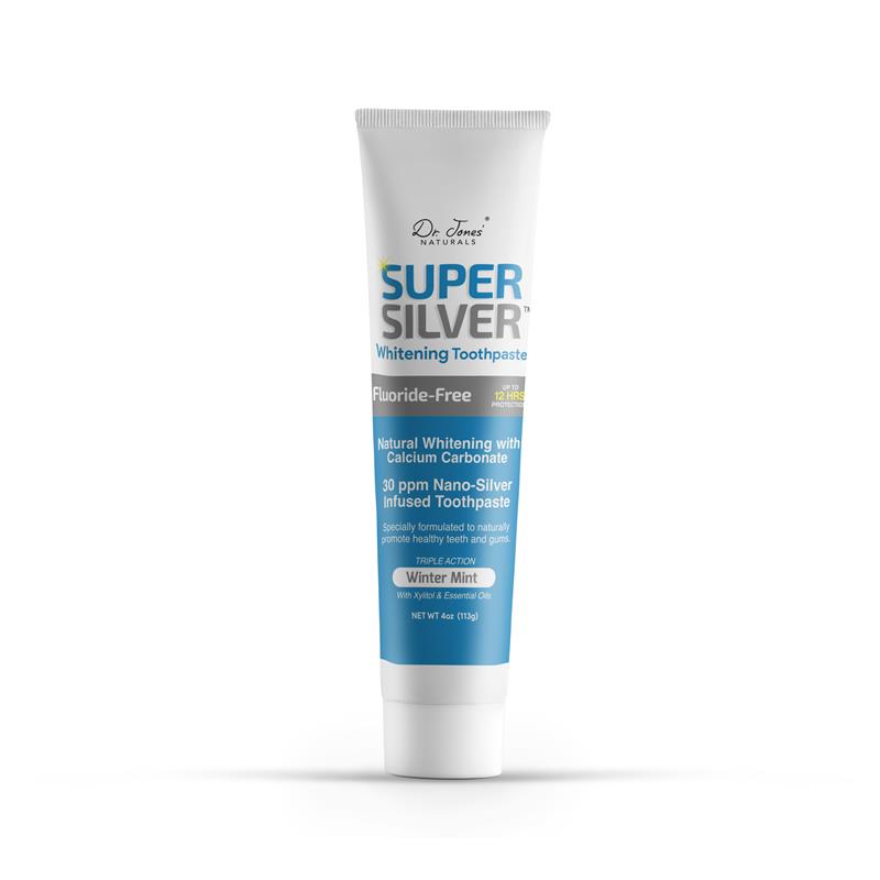 SuperSilver Whitening Toothpaste With Calcium Carbonate