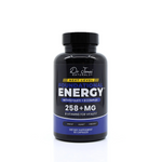 Supplement bottle labeled 'Dr. Jones Naturals Foundational Energy' on a white background