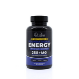 Supplement bottle labeled 'Dr. Jones Naturals Foundational Energy' on a white background
