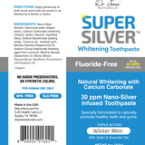 SuperSilver Whitening Toothpaste With Calcium Carbonate