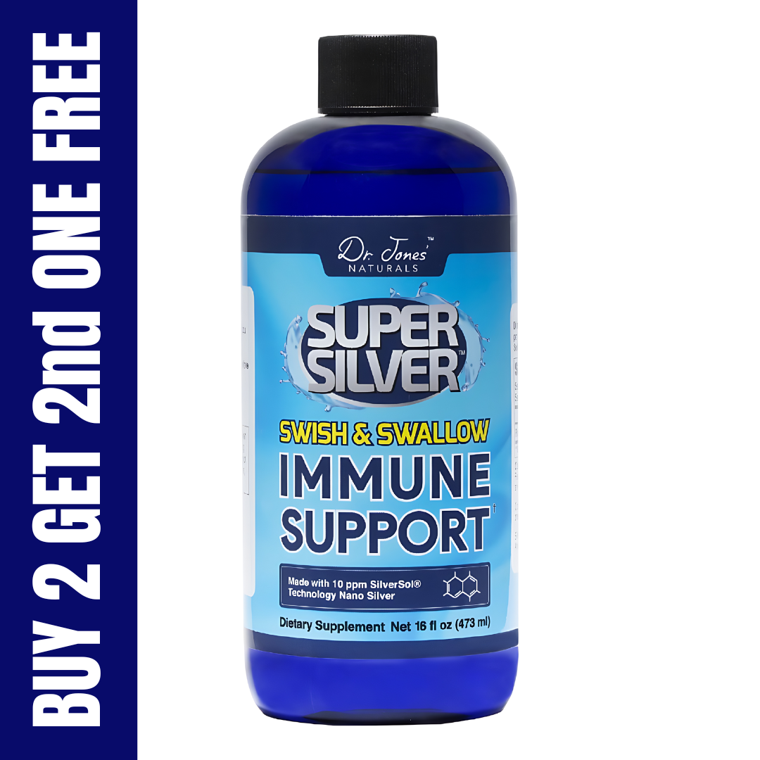 SuperSilver Swish and Swallow Immune Support - BUY 2, GET 2nd One FREE!