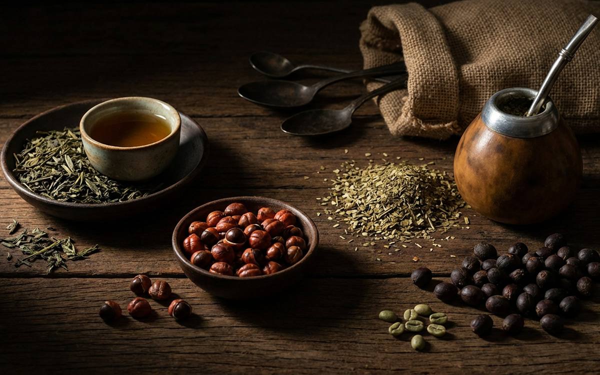 Plant-based caffeine sources