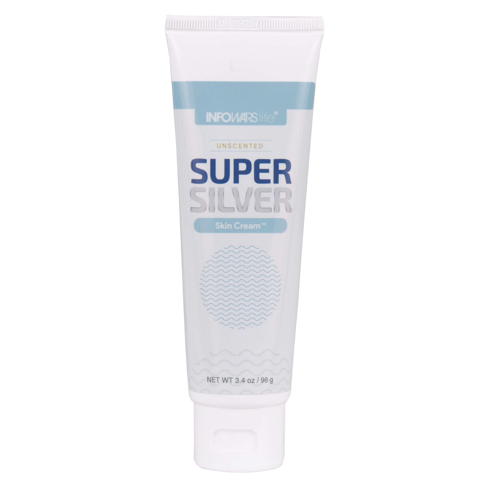  SuperSilver Unscented Skin Cream 3.4 oz Front