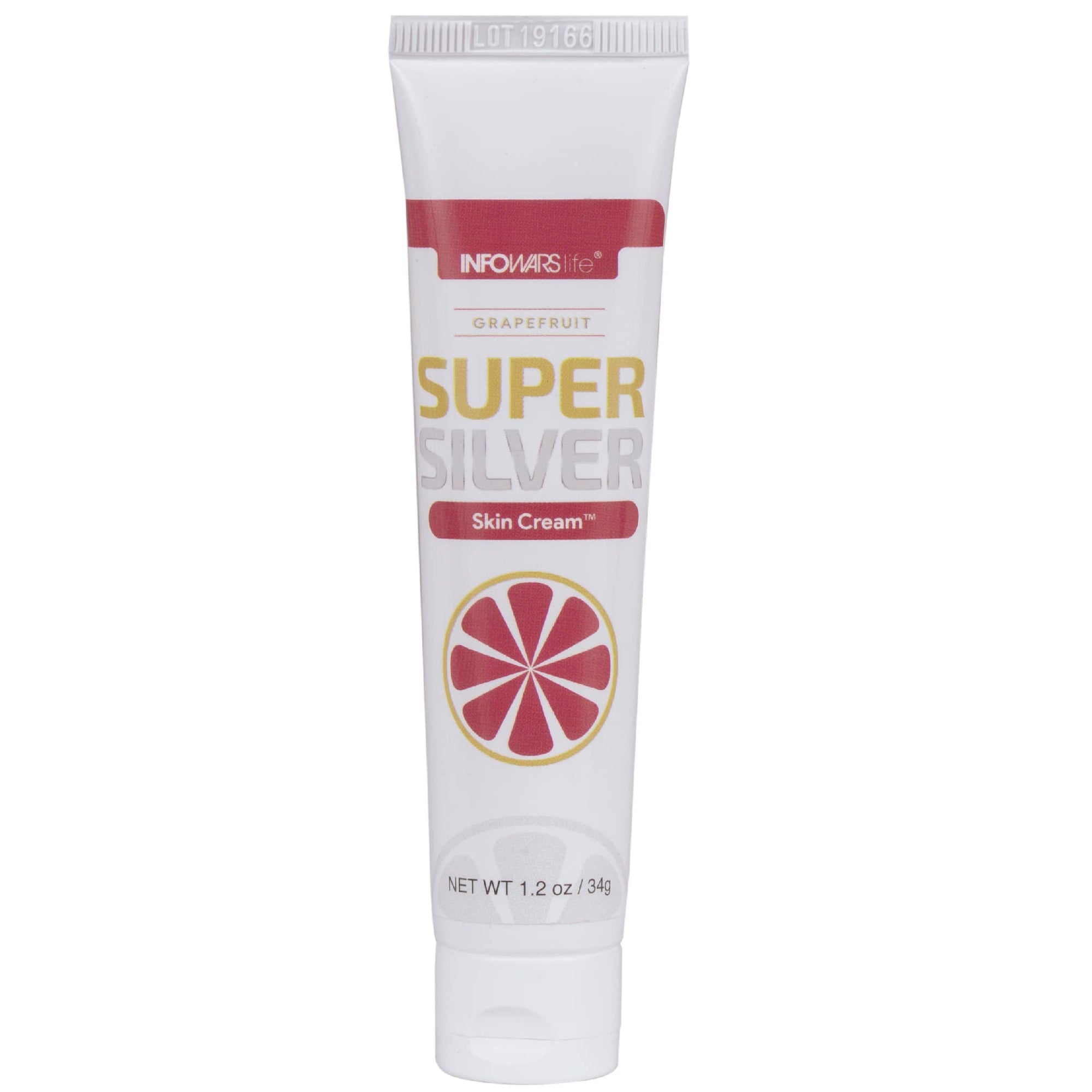 SuperSilver Grapefruit Skin Cream Front 1.2 oz