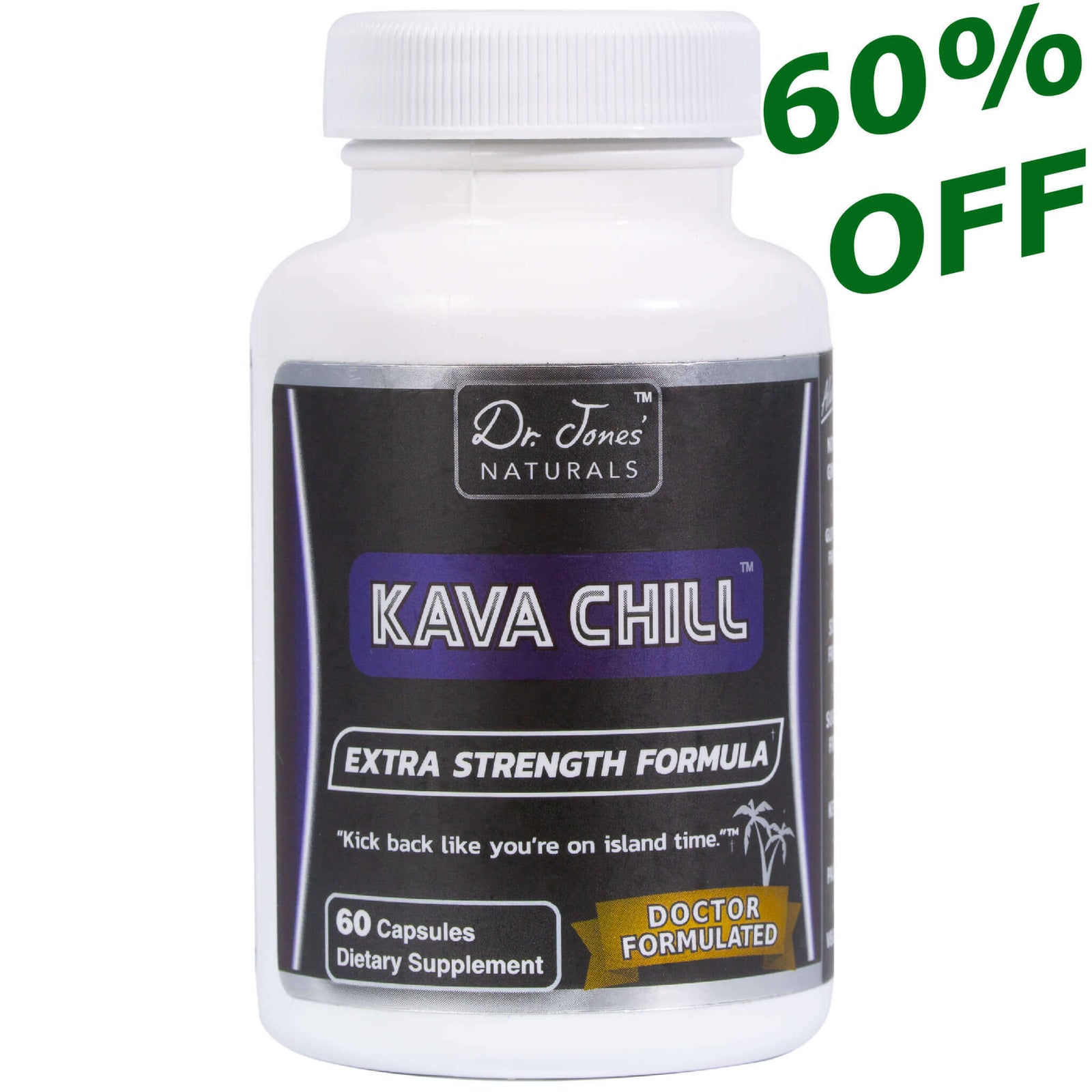 Extra Strength Kava Chill Front Label