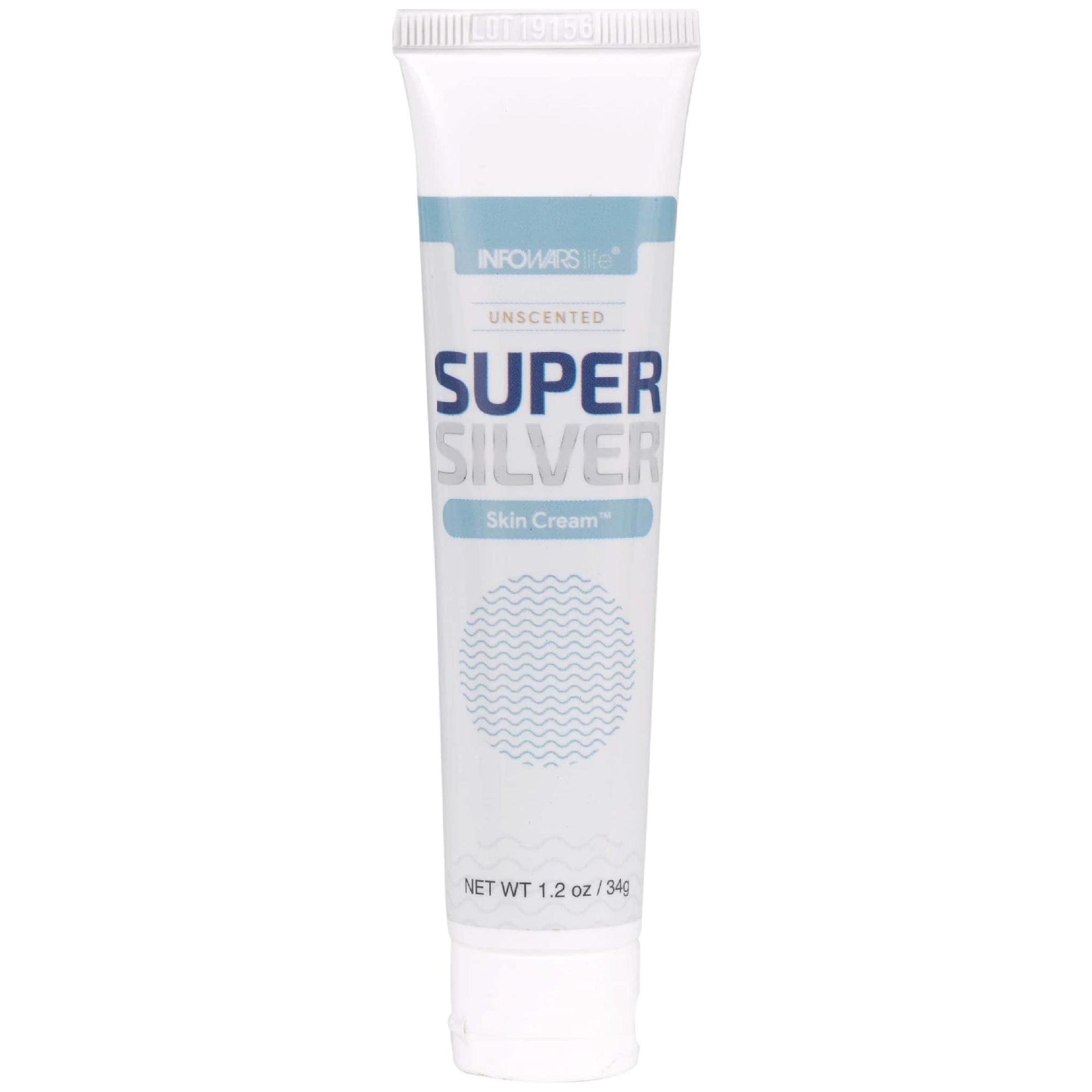  SuperSilver Unscented Skin Cream 1.2 oz Front
